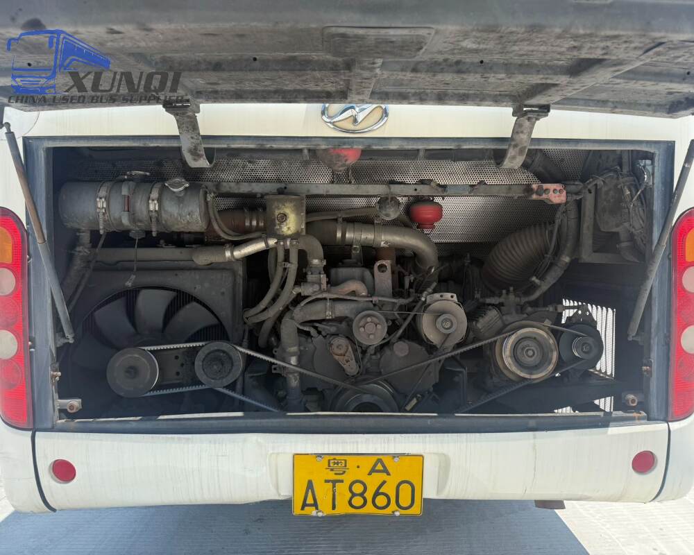 Used Haige bus KLQ6119 47 Seats 2017 Year 11 meters long China bus yuchai 6-cylinder diesel engine
