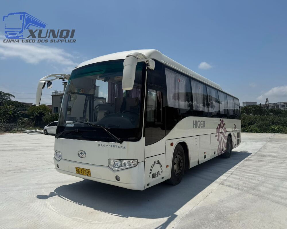 Used Haige bus KLQ6119 47 Seats 2017 Year 11 meters long China bus yuchai 6-cylinder diesel engine
