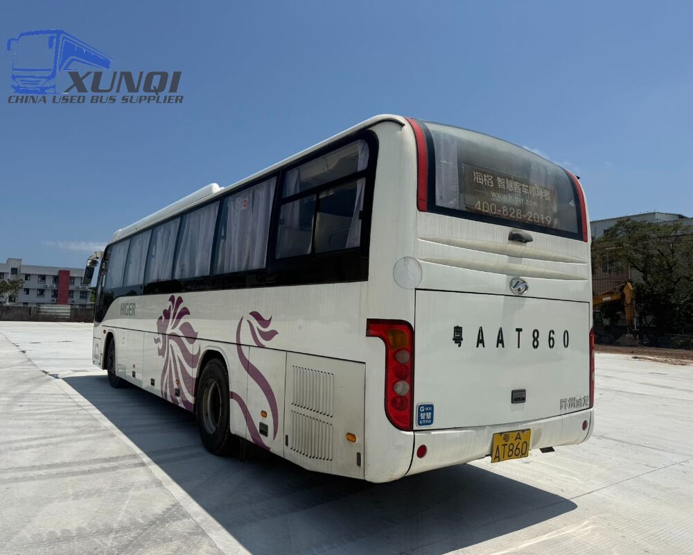 Used Haige bus KLQ6119 47 Seats 2017 Year 11 meters long China bus yuchai 6-cylinder diesel engine