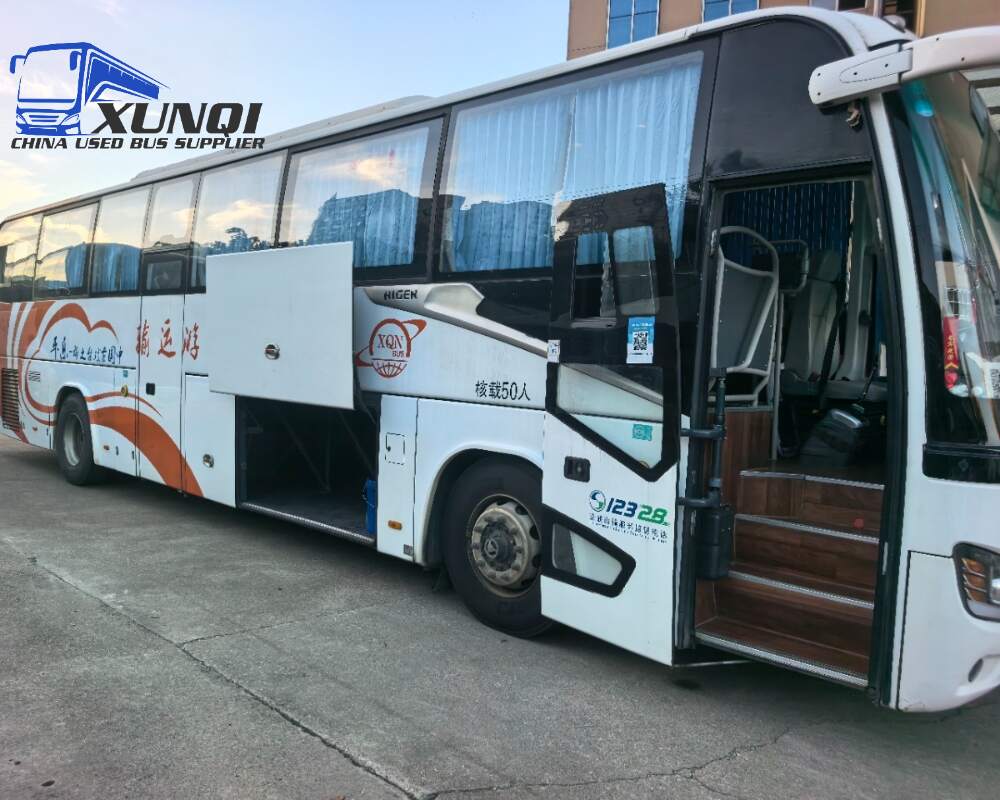 Used Higer bus KLQ6121 50 Seats 2019 Year 12 Seters long China bus yuchai 6-cylinder diesel engine Used Higer bus KLQ6121 50 Seats 2019 Year 12 Seters long China bus yuchai 6-cylinder diesel engine