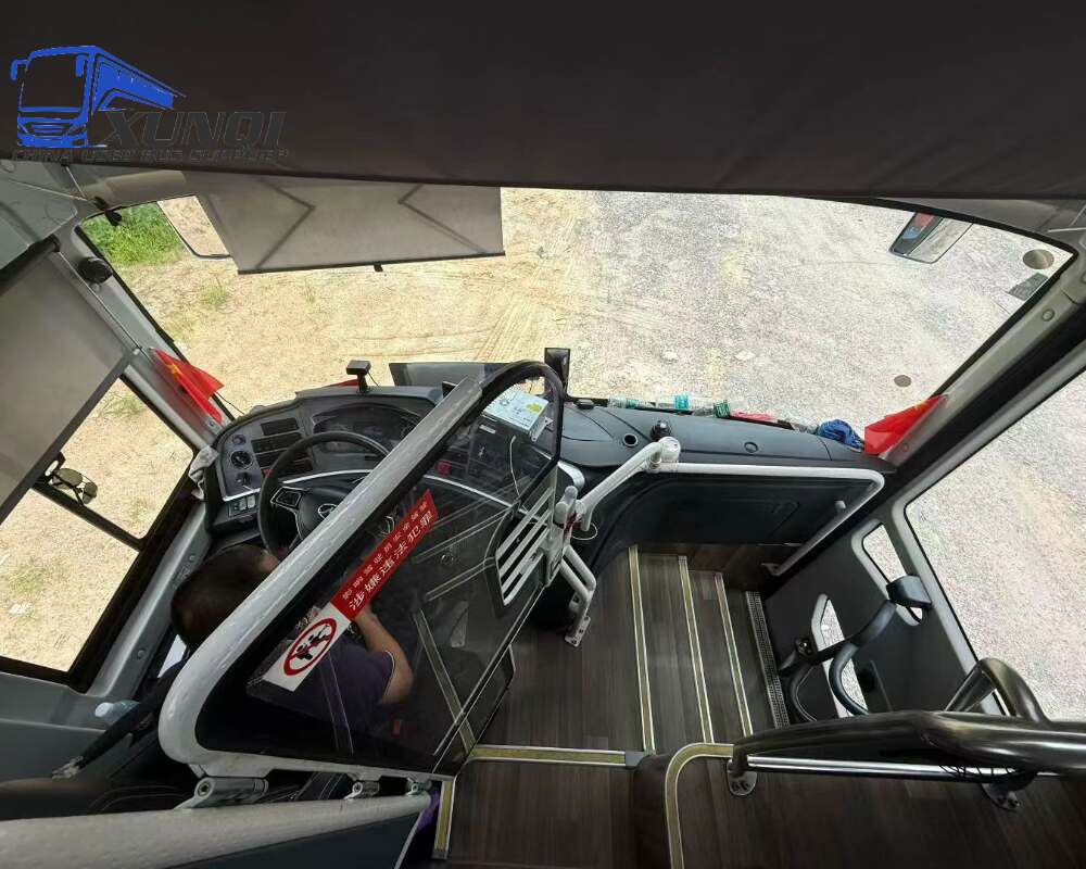 Used Haige bus KLQ6122 50 Seats 2023 Year 12 Seters long China bus yuchai 6-cylinder diesel engine