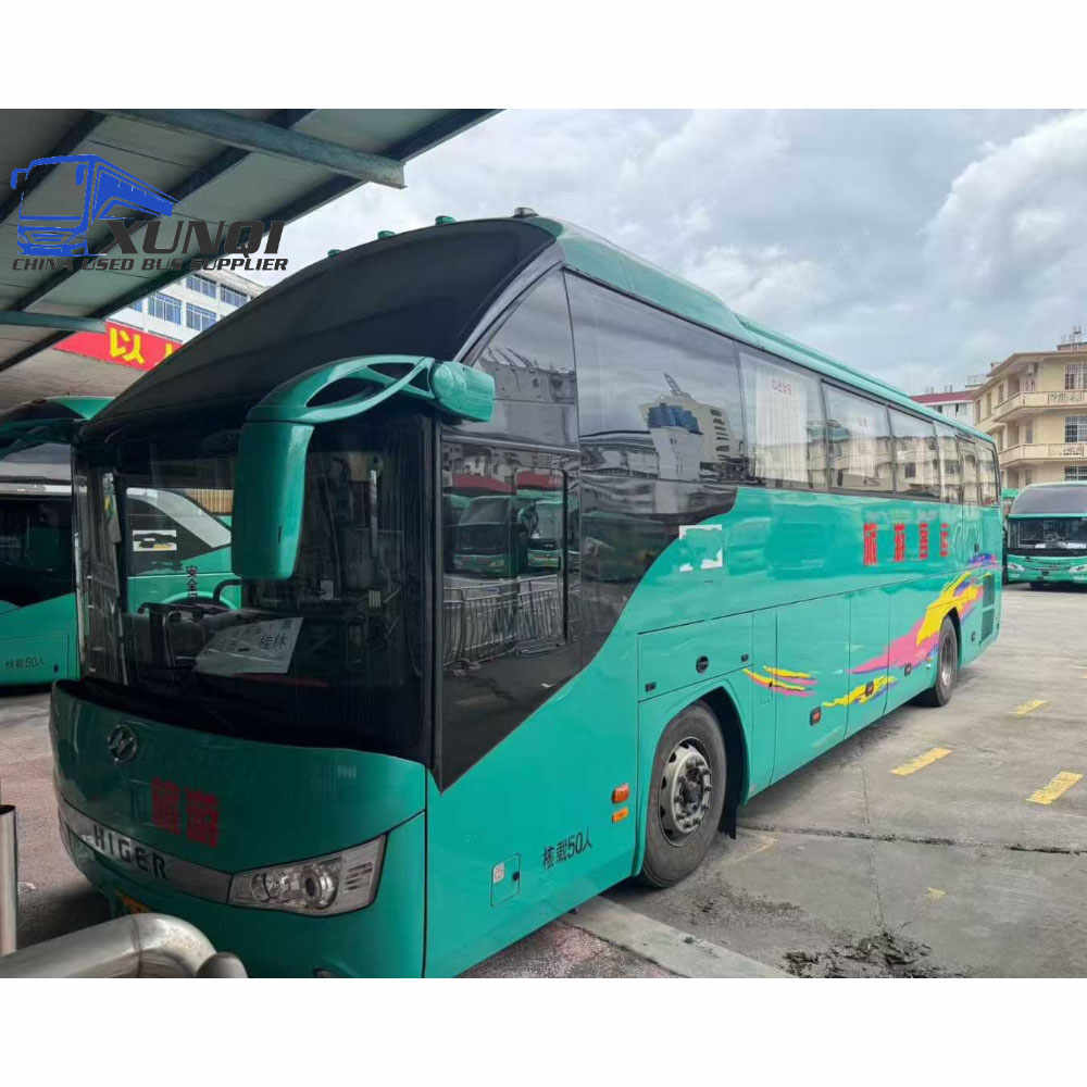 Used Haige bus KLQ6122 50 Seats 2023 Year 12 Seters long China bus yuchai 6-cylinder diesel engine