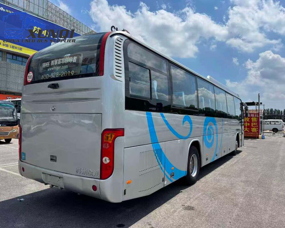 Used Haige bus KLQ6129 55 Seats 2015 Year 12 Seters long China bus weichai 6-cylinder diesel engine