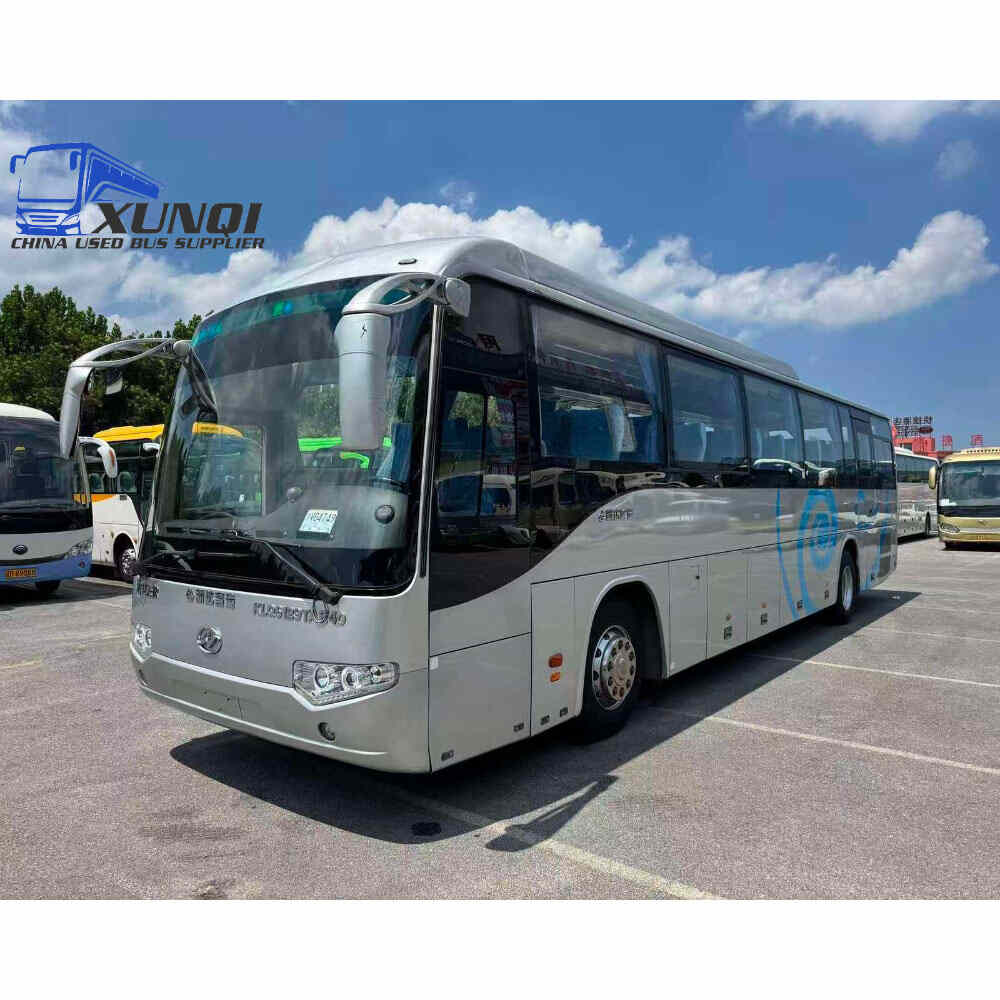 Used Haige bus KLQ6129 55 Seats 2015 Year 12 Seters long China bus weichai 6-cylinder diesel engine