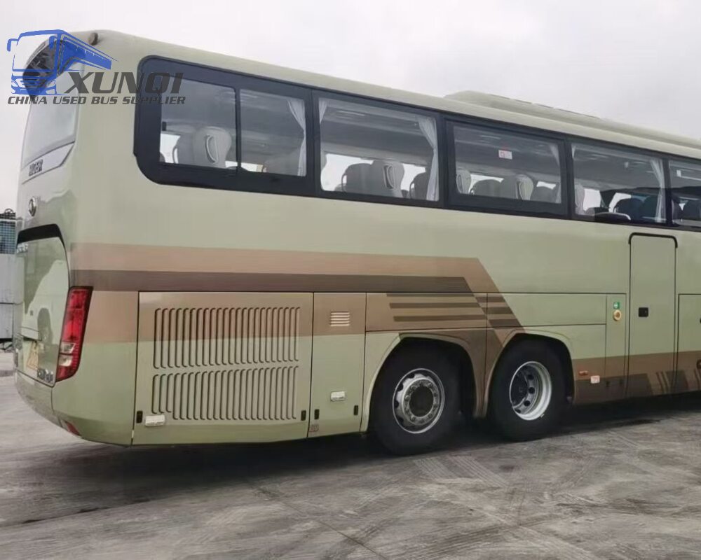 Used Haige bus KLQ6132 56 Seats 2023 Year 13 Seters long China bus weichai 6-cylinder diesel engine