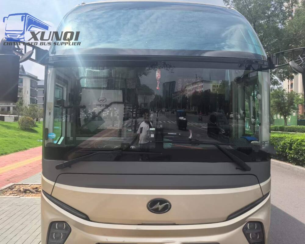 Used Haige bus KLQ6132 56 Seats 2024 Year 13 Seters long China bus weichai 6-cylinder diesel engine