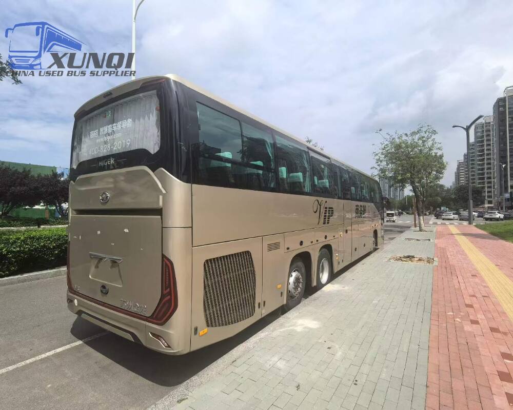Used Haige bus KLQ6132 56 Seats 2024 Year 13 Seters long China bus weichai 6-cylinder diesel engine