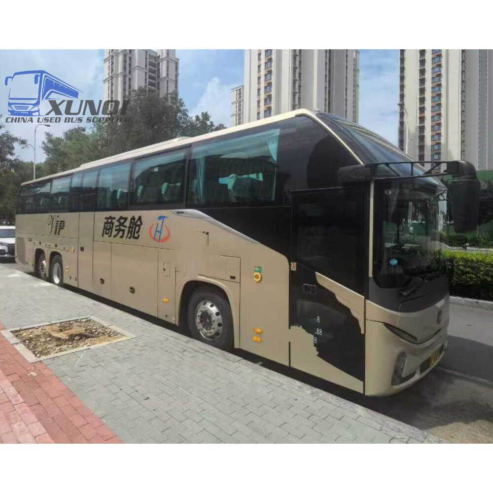 Used Haige bus KLQ6132 56 Seats 2024 Year 13 Seters long China bus weichai 6-cylinder diesel engine