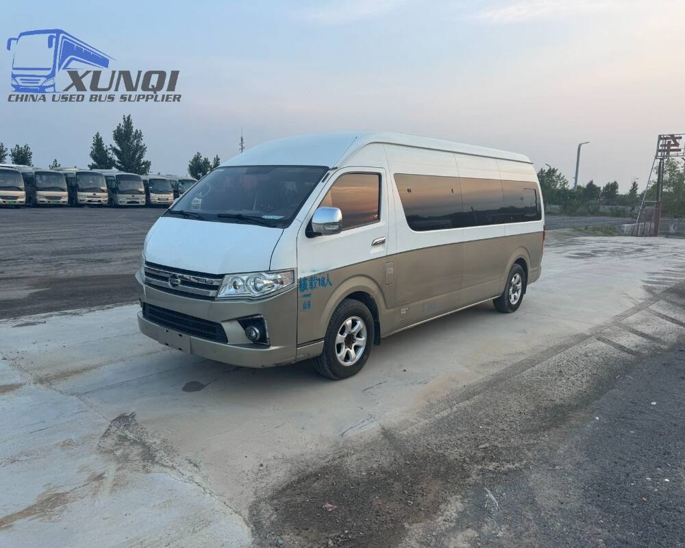 Used Haige bus KLQ6600 18 Seats 2016 Year 6 meters long China bus shangchai 4-cylinder diesel engine