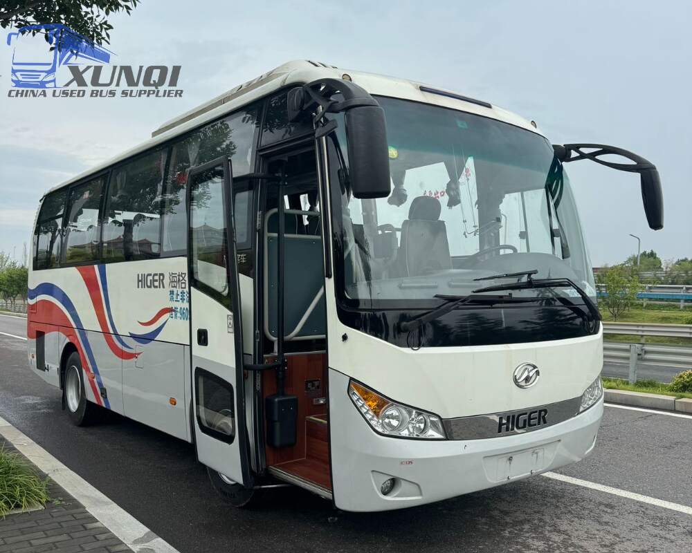 Used Haige bus KLQ6755 32 Seats 2019 Year 7 meters long China bus yuchai 4-cylinder diesel engine