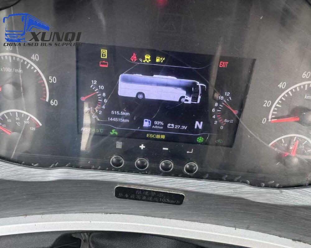 Used Haige bus KLQ6829 36 Seats 2023 Year 8 Seters long China bus yuchai 4-cylinder diesel engine