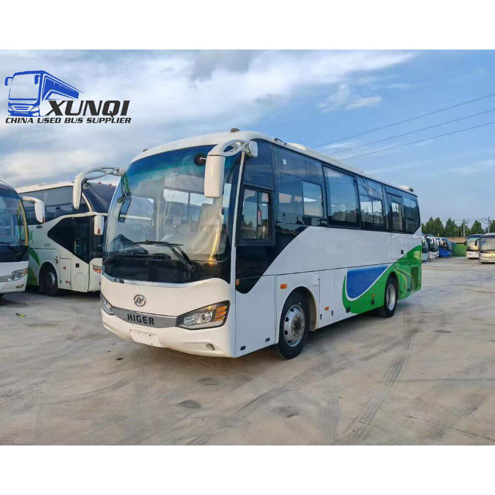 Used Haige bus KLQ6852 29 Seats 2020 Year 8 Seters long China bus yuchai 6-cylinder diesel engine