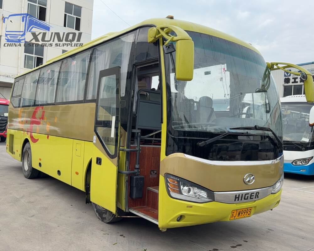 Used Haige bus KLQ6902 34 Seats 2017 Year 9 meters long China bus yuchai 6-cylinder diesel engine