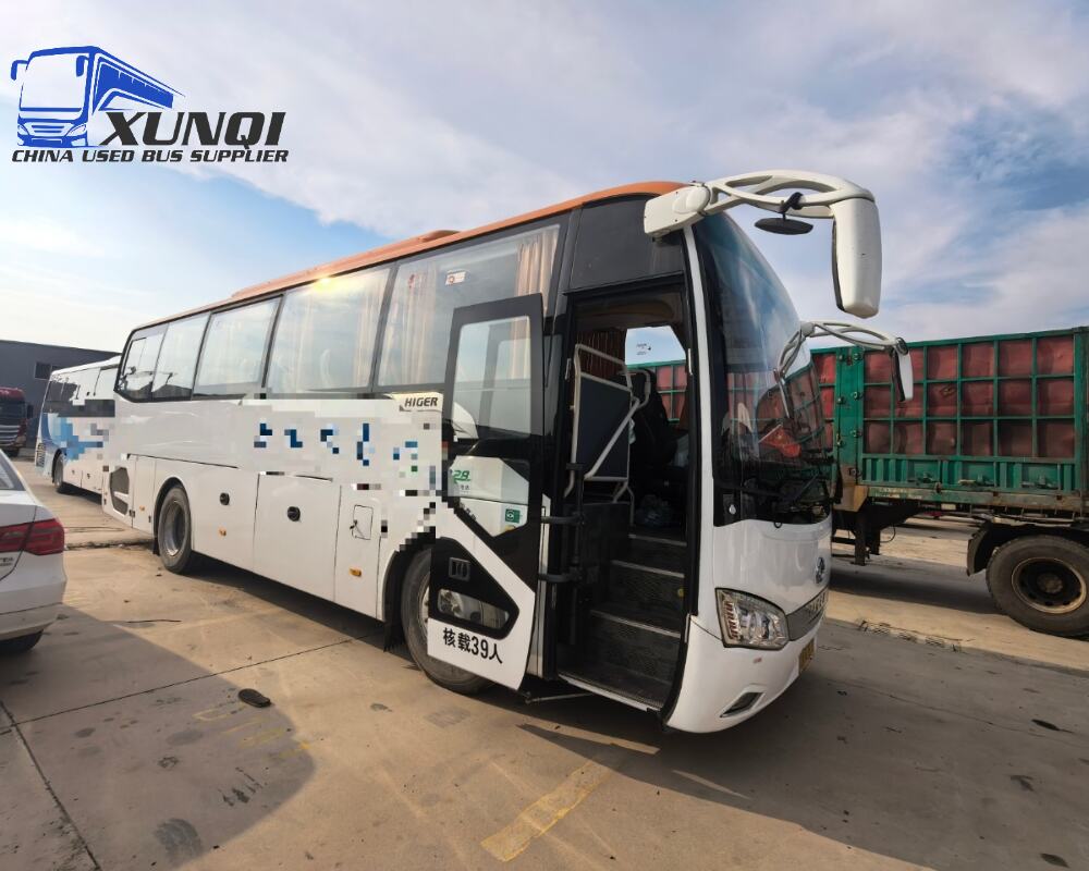 Used Haige bus KLQ6909 39 Seats 2023 Year 9 Seters long China bus yuchai 6-cylinder diesel engine