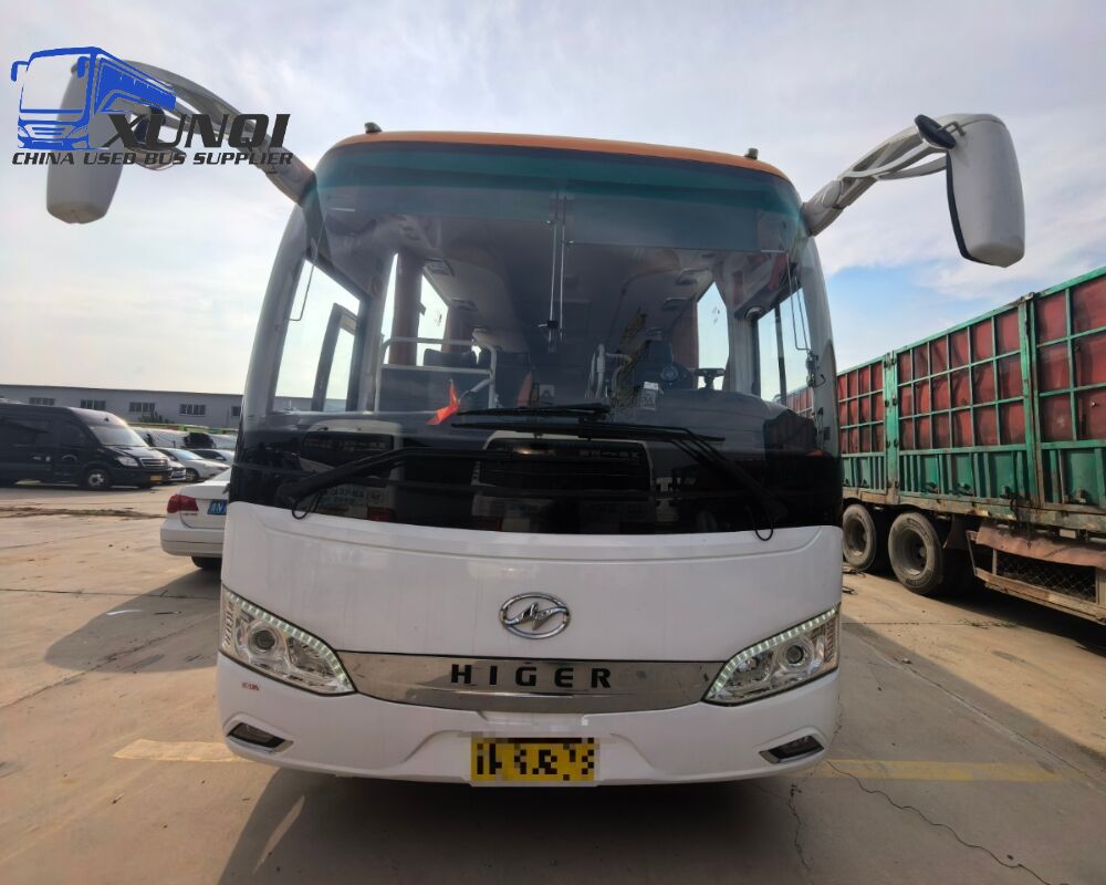 Used Haige bus KLQ6909 39 Seats 2023 Year 9 Seters long China bus yuchai 6-cylinder diesel engine