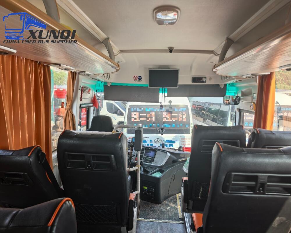 Used Haige bus KLQ6909 39 Seats 2023 Year 9 Seters long China bus yuchai 6-cylinder diesel engine