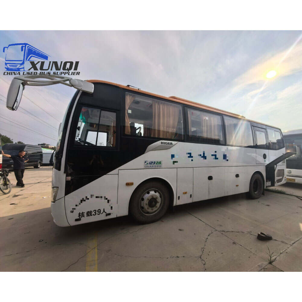 Used Haige bus KLQ6909 39 Seats 2023 Year 9 Seters long China bus yuchai 6-cylinder diesel engine