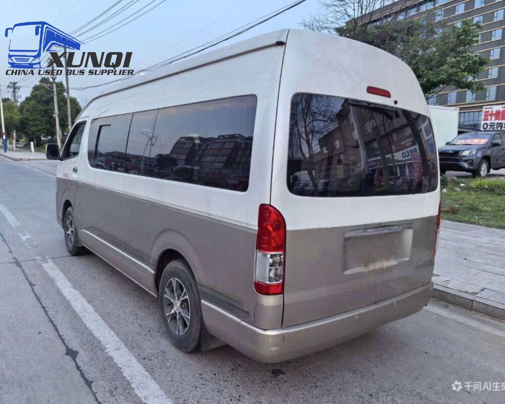 Used Haishi bus TRH223L 13 Seats 2014 Year 5 Seters long China bus 2TR inline four-cylinder engine