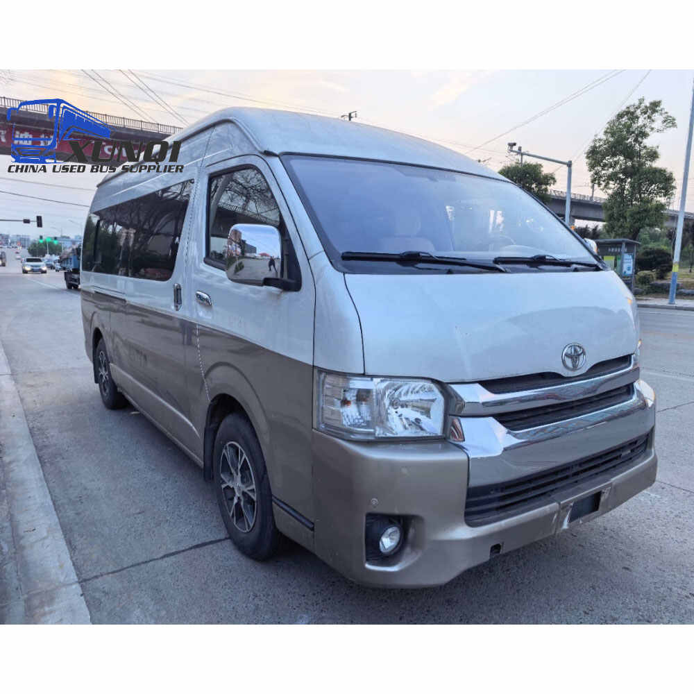 Used Haishi bus TRH223L 13 Seats 2014 Year 5 Seters long China bus 2TR inline four-cylinder engine