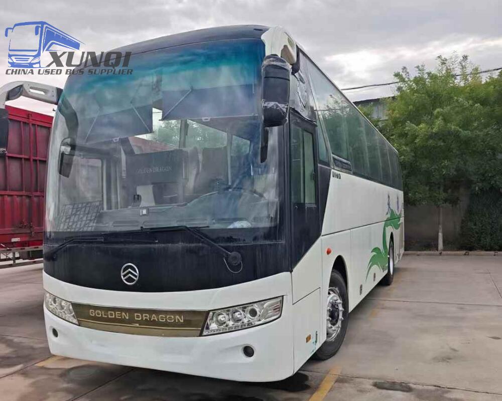 Used Jin lv bus XML6103 41 Seats 2015 Year 10 meters long China bus yuchai 6-cylinder diesel engine