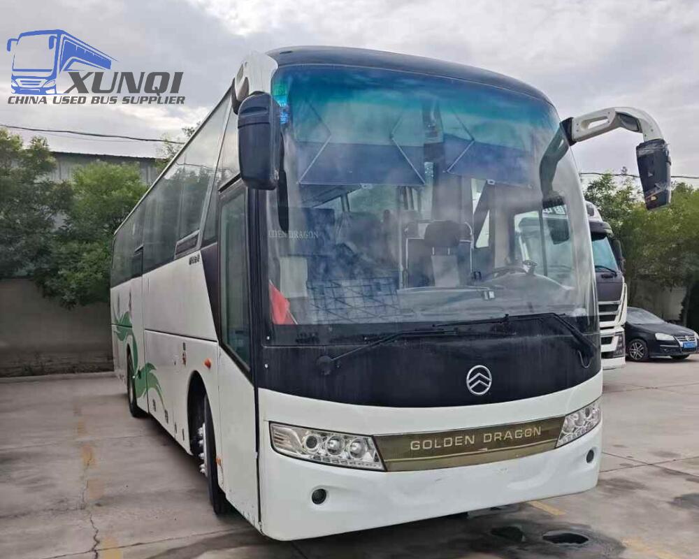 Used Jin lv bus XML6103 41 Seats 2015 Year 10 meters long China bus yuchai 6-cylinder diesel engine