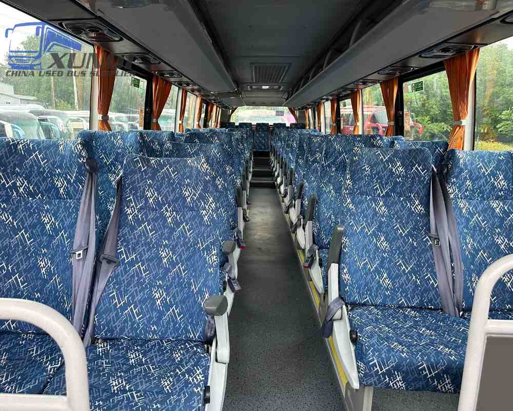 Used Jinlv bus XML6122 50 Seats 2019 Year 12 meters long China bus yuchai 6-cylinder diesel engine