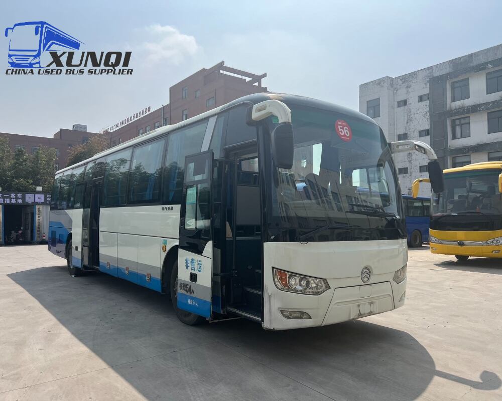 Used Jinlv bus XML6122 54 Seats 2019 Year 12 Seters long China bus yuchai 6-cylinder diesel engine