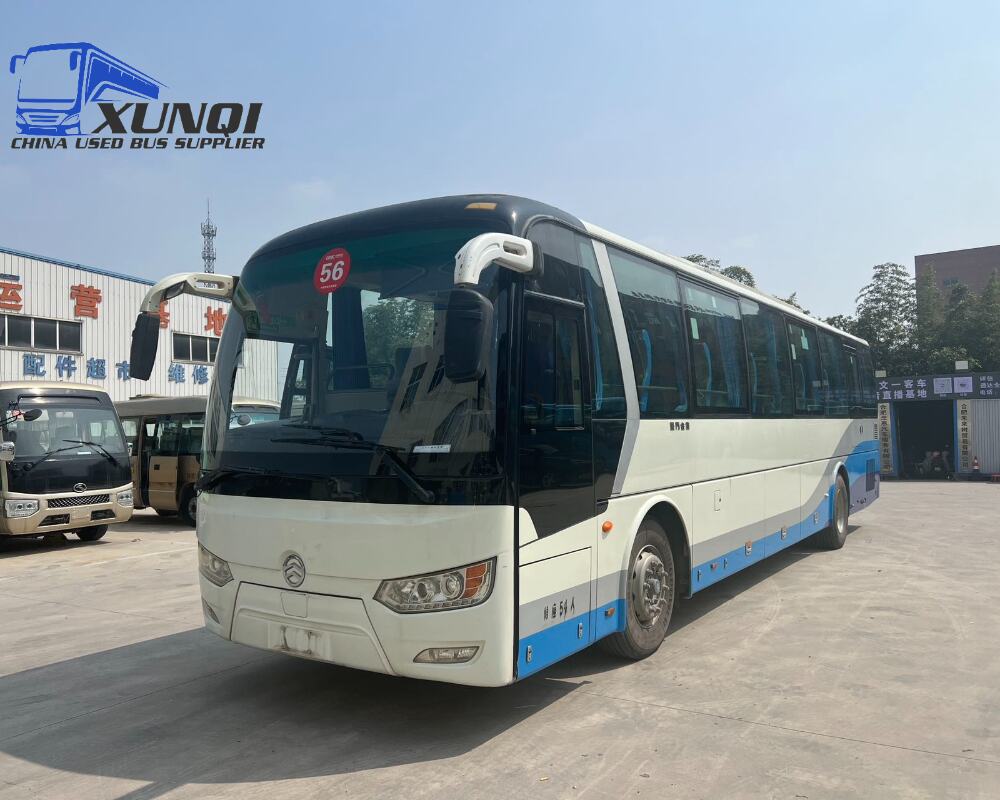 Used Jinlv bus XML6122 54 Seats 2019 Year 12 Seters long China bus yuchai 6-cylinder diesel engine