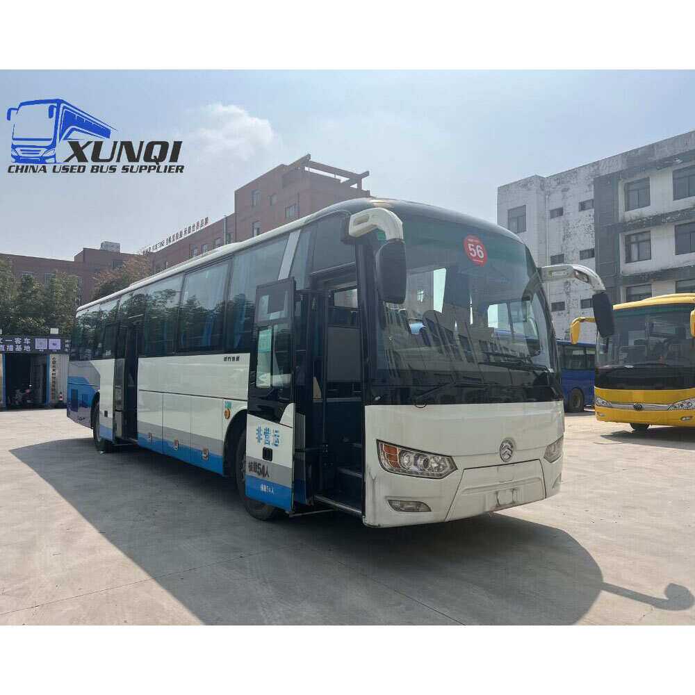 Used Jinlv bus XML6122 54 Seats 2019 Year 12 Seters long China bus yuchai 6-cylinder diesel engine