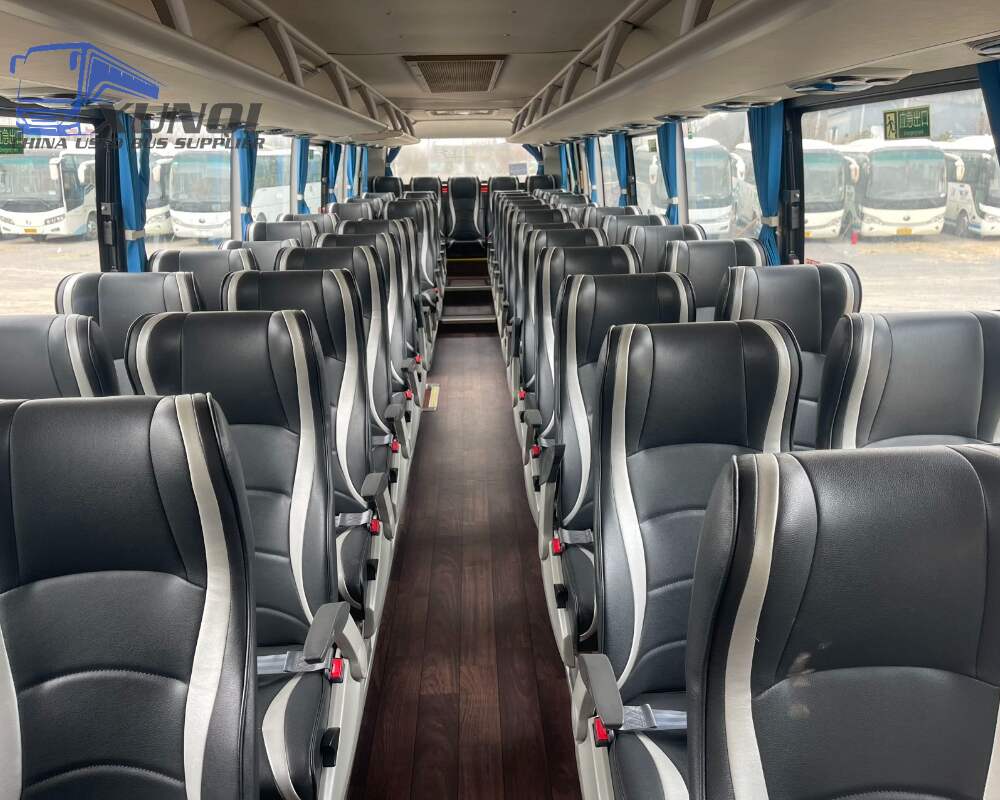 Used Jinlv bus XML6122 54 Seats 2022 Year 12 meters long China bus yuchai 6-cylinder diesel engine