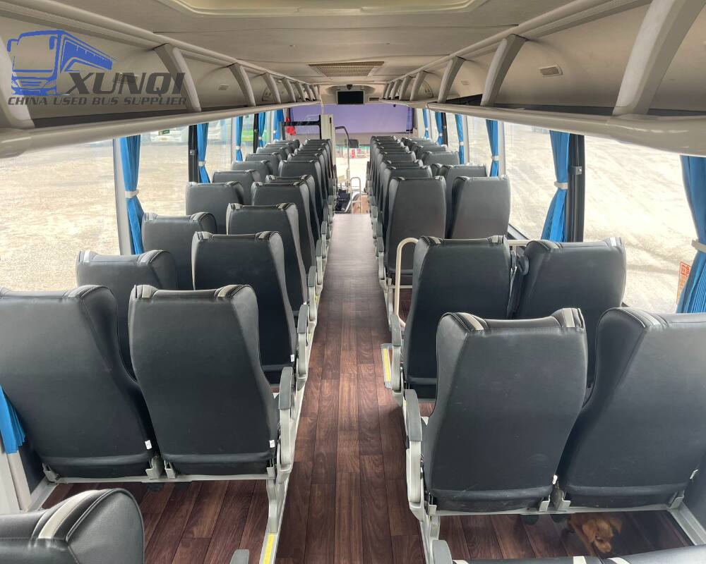 Used Jinlv bus XML6122 54 Seats 2022 Year 12 meters long China bus yuchai 6-cylinder diesel engine