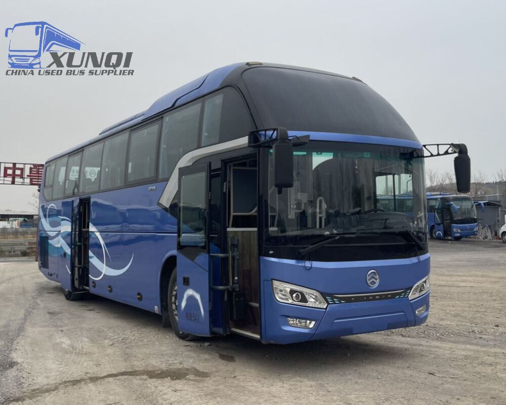 Used Jinlv bus XML6122 54 Seats 2022 Year 12 meters long China bus yuchai 6-cylinder diesel engine