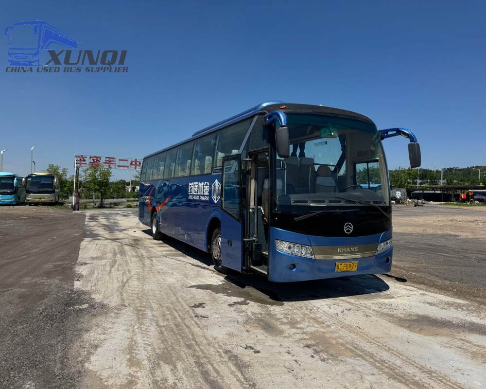 Used Jinlv bus XML6127 53 Seats 2014 Year 12 meters long China bus yuchai 6-cylinder diesel engine