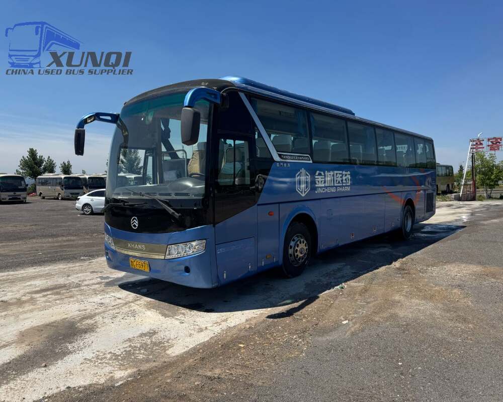 Used Jinlv bus XML6127 53 Seats 2014 Year 12 meters long China bus yuchai 6-cylinder diesel engine