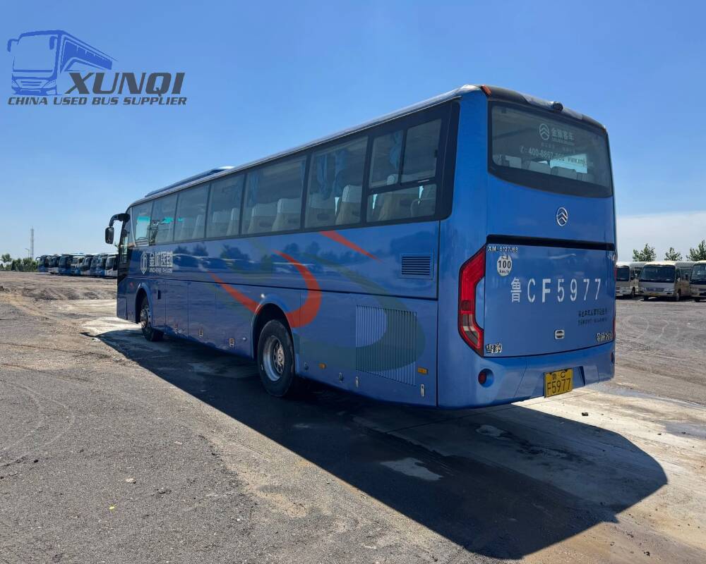Used Jinlv bus XML6127 53 Seats 2014 Year 12 meters long China bus yuchai 6-cylinder diesel engine