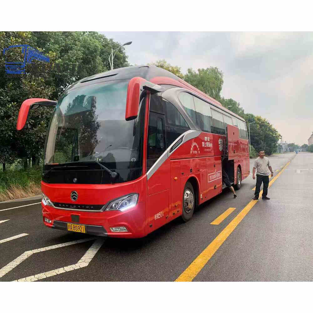 Used Jinlv bus XML6129 50 Seats 2019 Year 12 Seters long China bus weichai 6-cylinder diesel engine