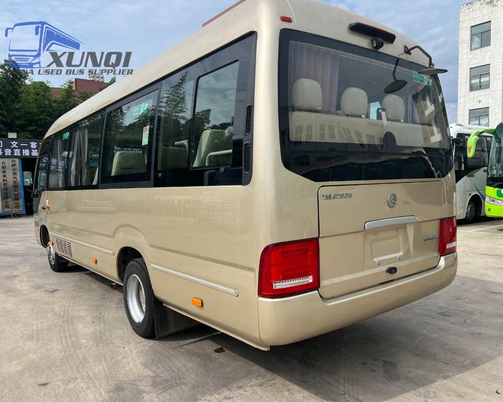 Used Jinlv bus XML6729 19 Seats 2021 Year 7 meters long China bus weichai 4-cylinder diesel engine