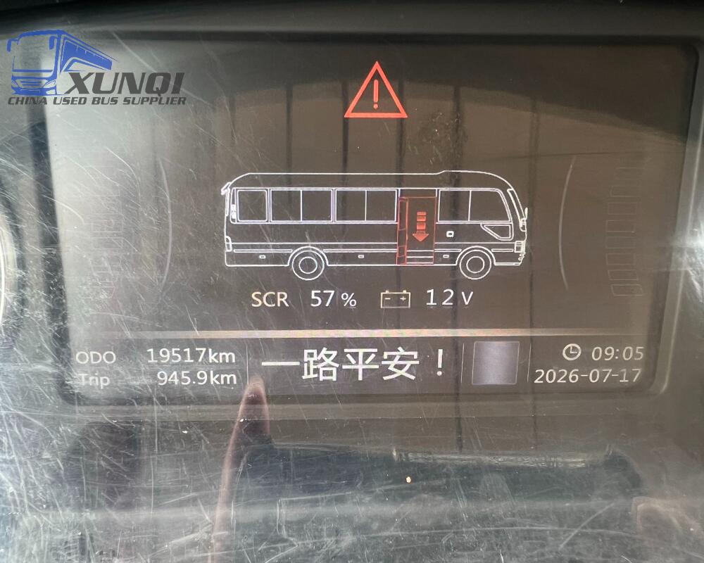 Used Jinlv bus XML6729 19 Seats 2021 Year 7 meters long China bus weichai 4-cylinder diesel engine