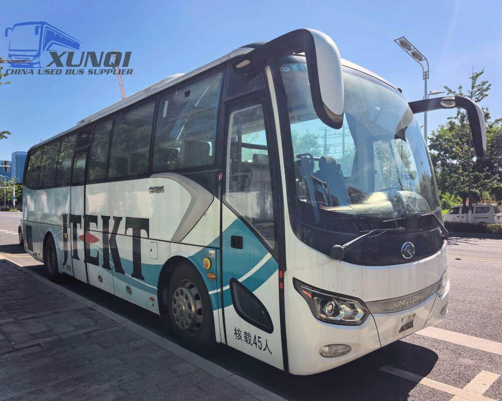 Used Kinglong bus XMQ6101 45 Seats 2016 Year 10 meters long China bus yuchai 6-cylinder diesel engine