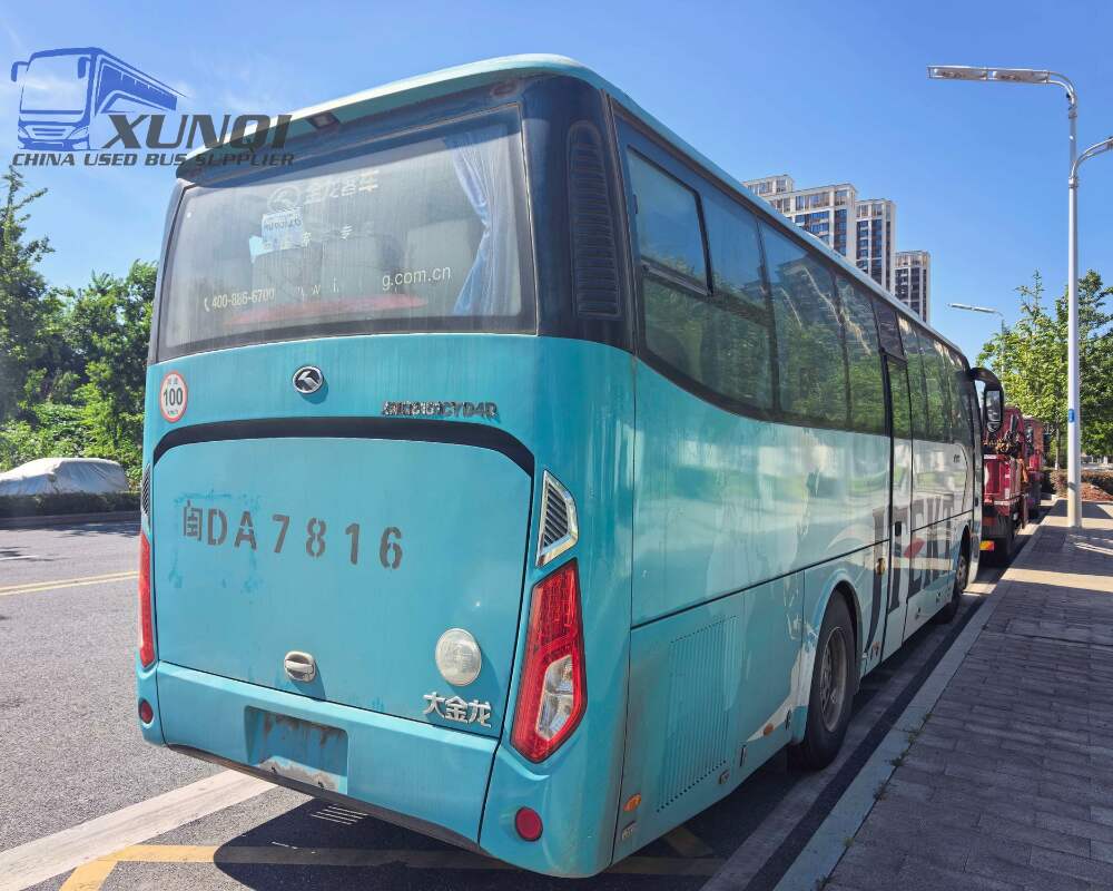 Used Kinglong bus XMQ6101 45 Seats 2016 Year 10 meters long China bus yuchai 6-cylinder diesel engine