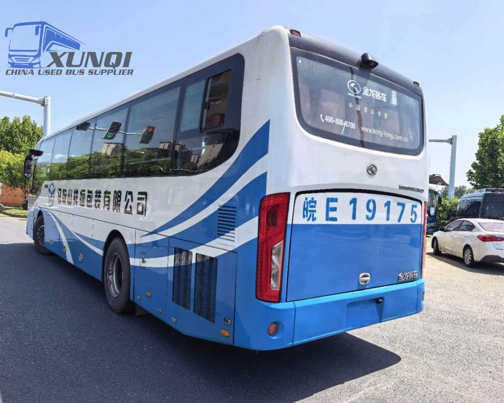 Used Kinglong bus XMQ6110 46 Seats 2017 Year 11 meters long China bus yuchai 6-cylinder diesel engine