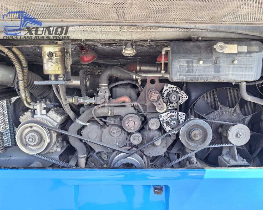 Used Kinglong bus XMQ6110 46 Seats 2017 Year 11 meters long China bus yuchai 6-cylinder diesel engine