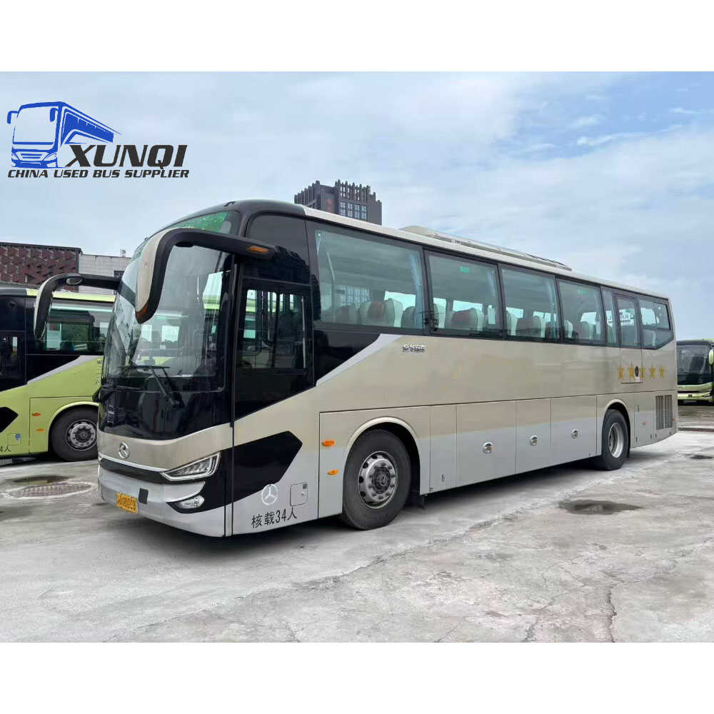 Used Kinglong bus XMQ6112 34 Seats 2023 Year 11 Seters long China bus yuchai 6-cylinder diesel engine
