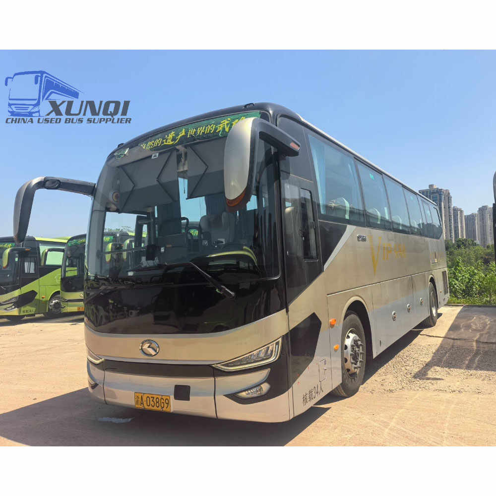 Used Kinglong bus XMQ6112 34 Seats 2023 Year 11 Seters long China bus yuchai 6-cylinder diesel engine