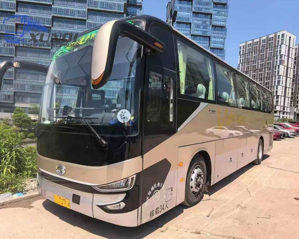 Used Kinglong bus XMQ6112 34 Seats 2023 Year 11 meters long China bus yuchai 6-cylinder diesel engine