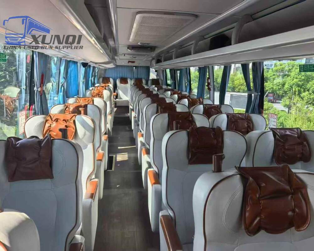Used Kinglong bus XMQ6112 34 Seats 2023 Year 11 meters long China bus yuchai 6-cylinder diesel engine