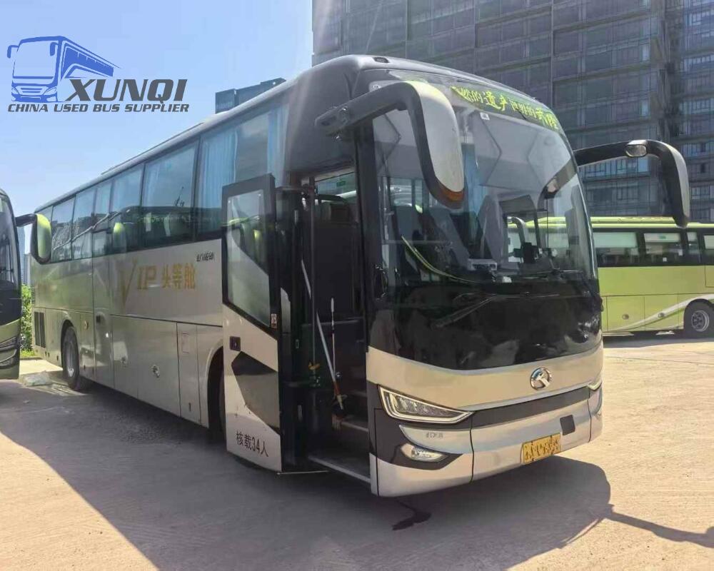 Used Kinglong bus XMQ6112 34 Seats 2023 Year 11 meters long China bus yuchai 6-cylinder diesel engine