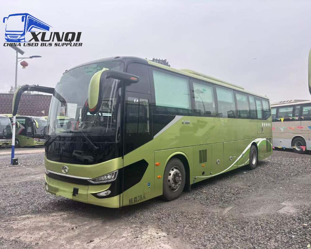 Used Kinglong bus XMQ6112 39 Seats 2024 Year 11 Seters long China bus yuchai 6-cylinder diesel engine