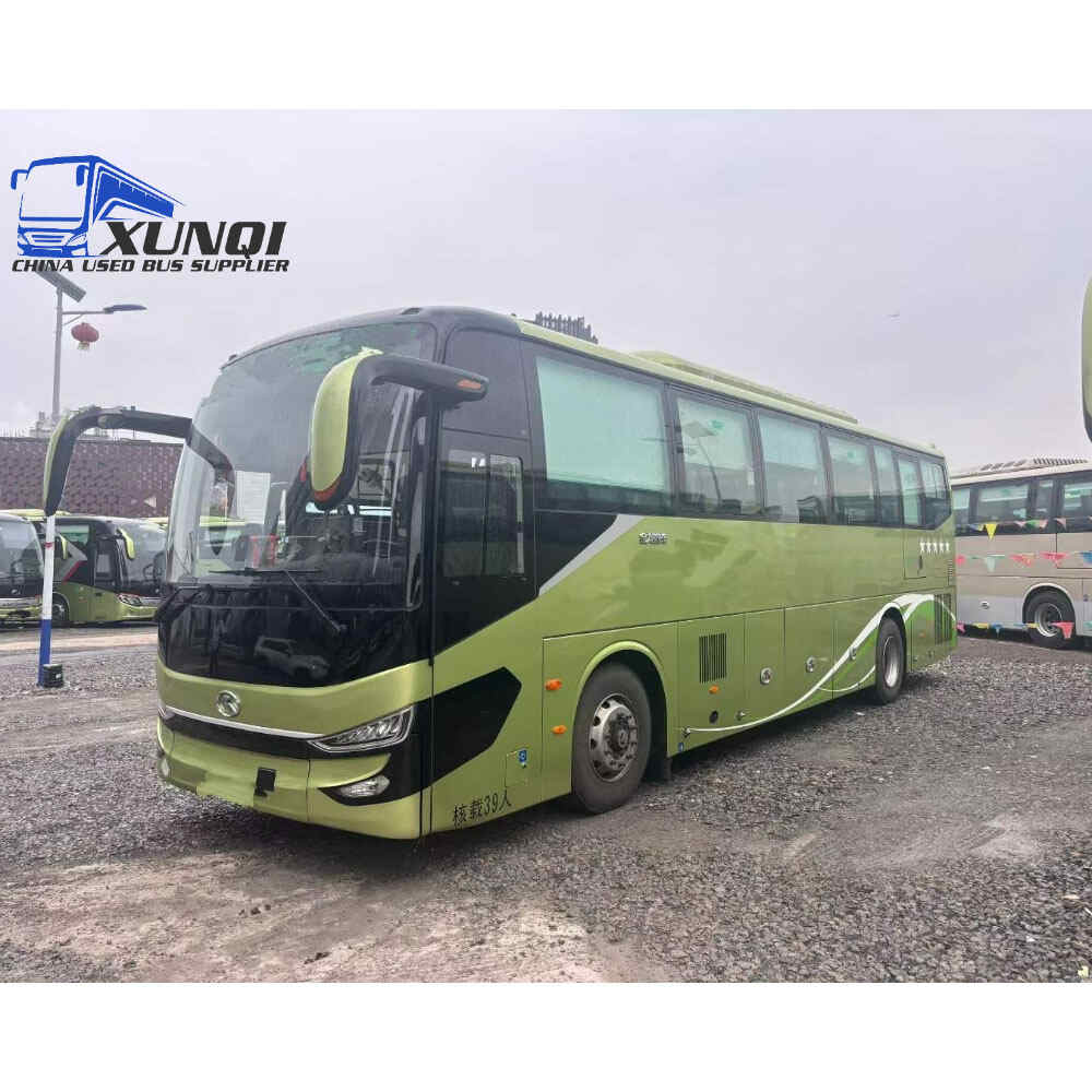 Used Kinglong bus XMQ6112 39 Seats 2024 Year 11 Seters long China bus yuchai 6-cylinder diesel engine