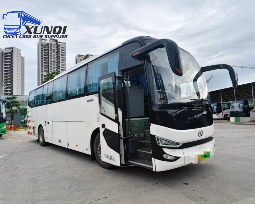 Used Kinglong bus XMQ6112 48 Seats 2020 Year 11 Seters long China bus